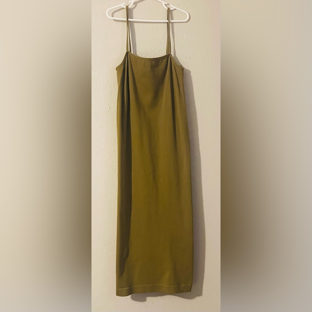 Forever 21 Olive Green Maxi Midlength Dress